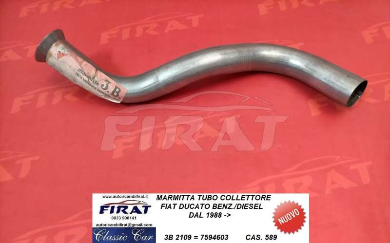 MARMITTA FIAT DUCATO 88-> TUBO COLLETTORE (2109)